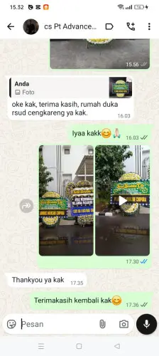 Testimonial Papan Bunga Pernikahan kadubungbang