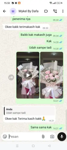 Testimonial Buket Bunga kadubungbang