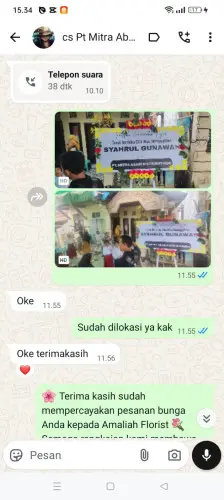 Testimonial Papan Bunga kadubungbang